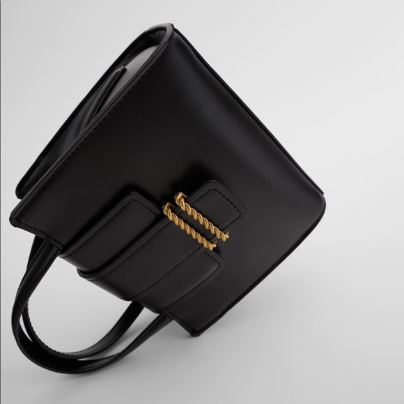 ZARA FLAP CITY BAG - Picture 9 of 12